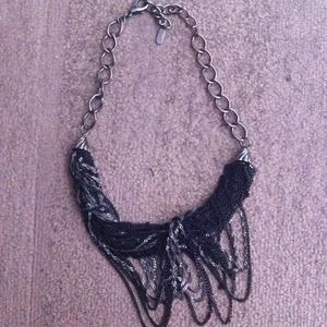 Black/Silver Chain Necklace