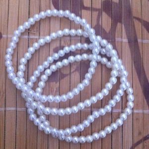 4 Pearl Bracelets