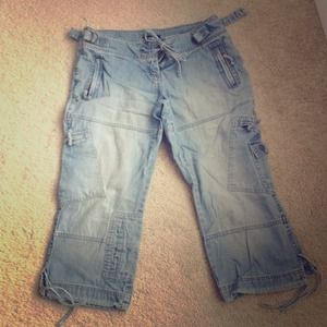 Cargo Jean Capris - Great for Spring!