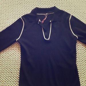 Black 3/4 sleeve top
