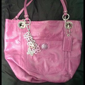 Pink Patent Coach