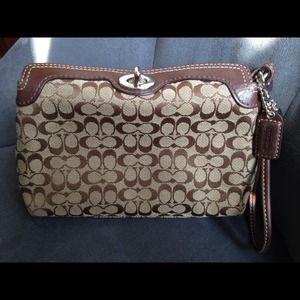 REDUCED by 50% Coach wristlet