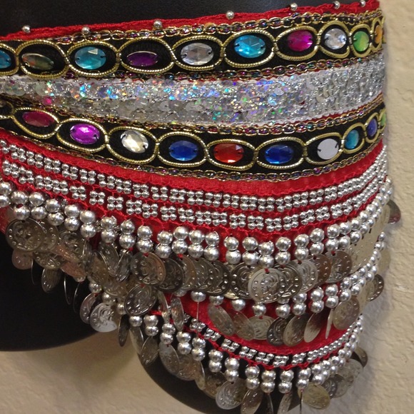 SOLD- Bejeweled Hip Scarf ✨ - Picture 2 of 2