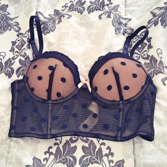 SOLD-Swiss Dot Bustier
