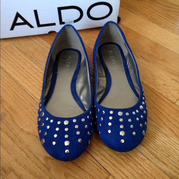 💜💜💜Aldo Blue flat shoes - Picture 2 of 3