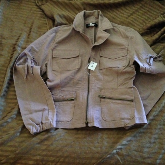 Jacket size S guava color