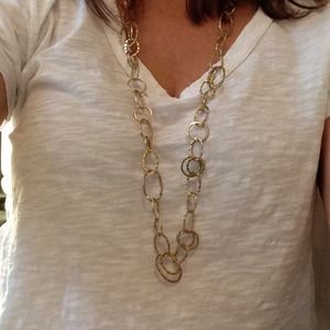 Gold chain necklace