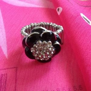 Stretchy cocktail ring, one size