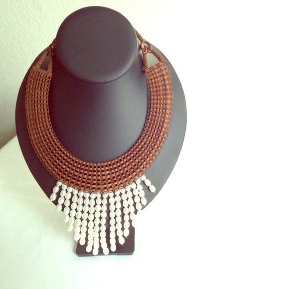 Cleopatra Style Genuine Freshwater Pearls Necklace