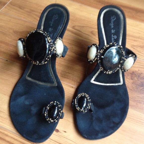 👠Gorgeous Suede Toe Loop Sandals👠 - Picture 1 of 3