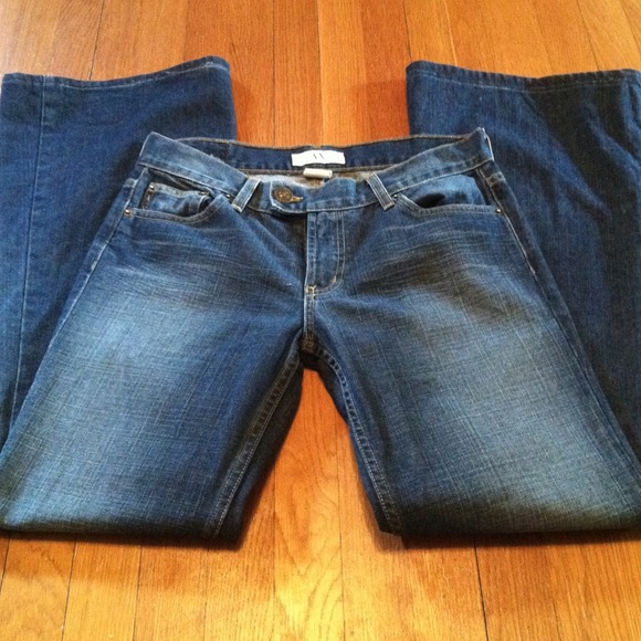 Armani exchange wide leg denim