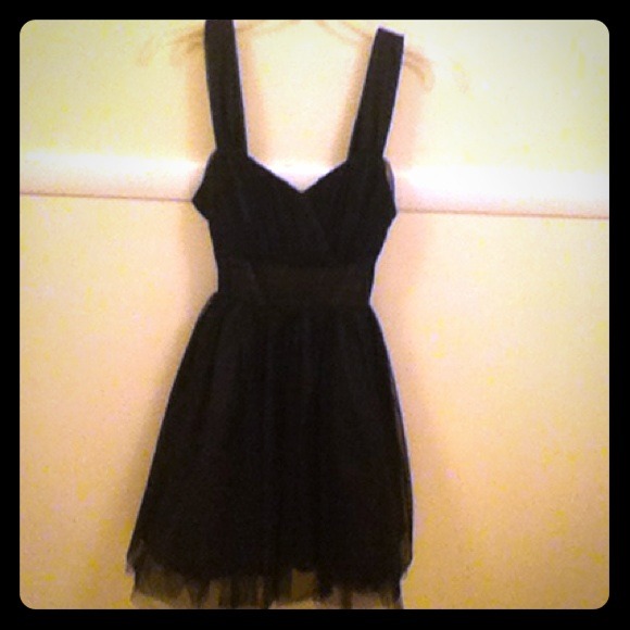 Black cocktail dress