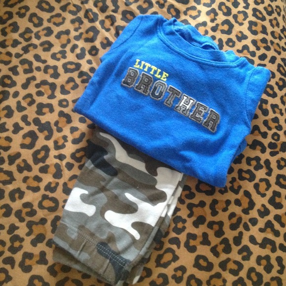 Little brother onesie outfit BUNDLED