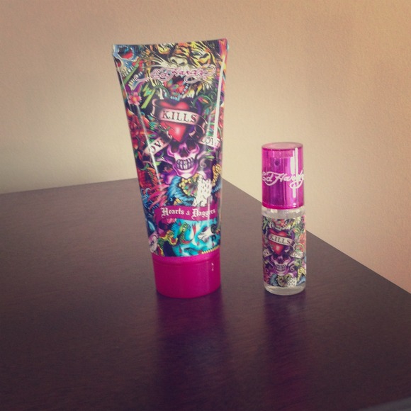 EdHardy lotion and small perfume
