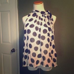 Brand new adorable polka dotted sheer top ✨💛