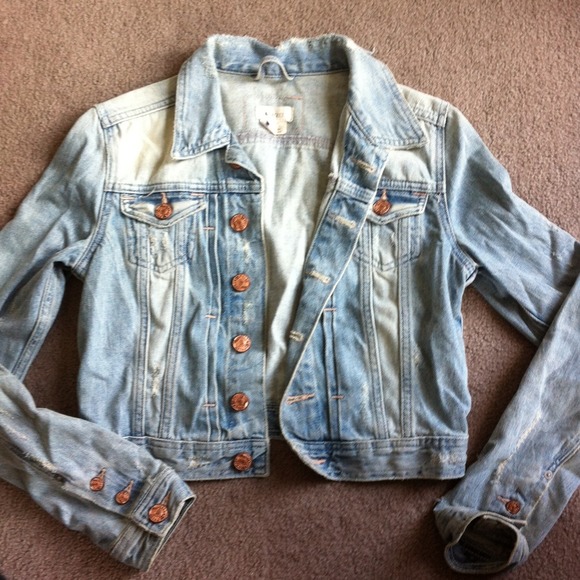 Light wash jean jacket