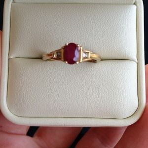 Bundle for @sharon 14k Dia&Ruby Ring.am ear.prl pd