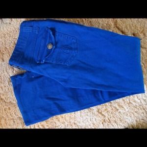 Cobalt flare leg jeans