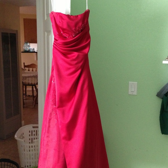 Apple red Prom or Bridesmaid dress - Picture 1 of 4