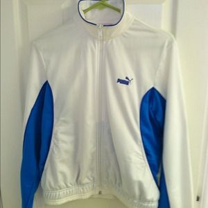 💥Reduced💥White/blue puma track suit