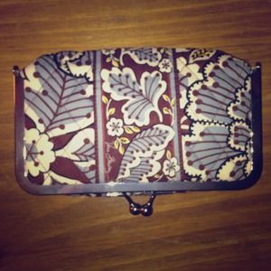 Vera Bradley Frill Collection Kiss and Makeup Bag