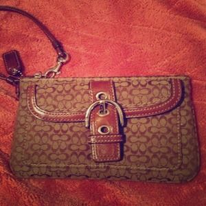 Coach wristlet