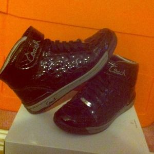 Coach leather hightops