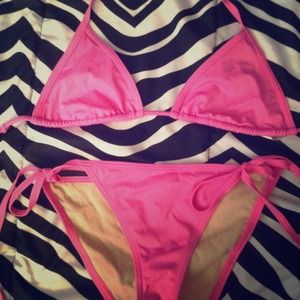 Pink victoria secret bikini