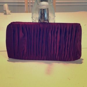 Maroon clutch