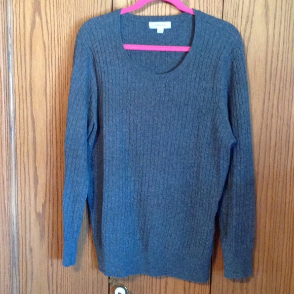 Lightweight cable knit sweater