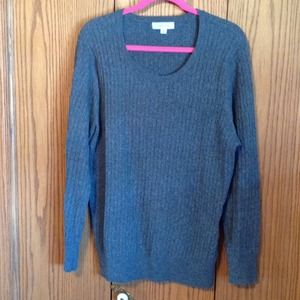 Lightweight cable knit sweater