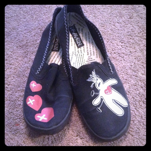 Draven voodoo doll slip ons