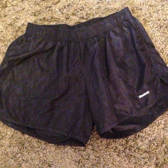 Black reebok workout shorts!