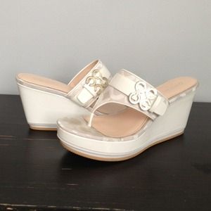 Coach wedge sandals