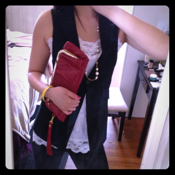 ❌SOLD❌ Black suit vest