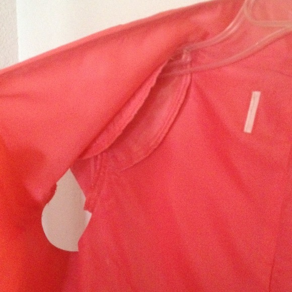 Pink/peach cut off short sleeve jacket - Picture 3 of 4