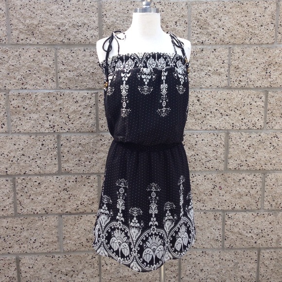 Love on a Hanger Dresses & Skirts - Black Pattern and Dots Dress