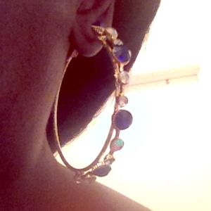 Hoops Bling Gold
