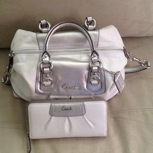 Authentic Coach Purse with Matching Wallet