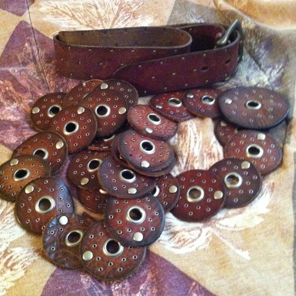 Dark brown belts