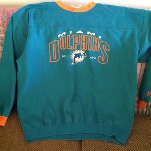 Miami Dolphins crew neck!