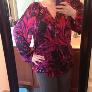 Colorful dress blouse