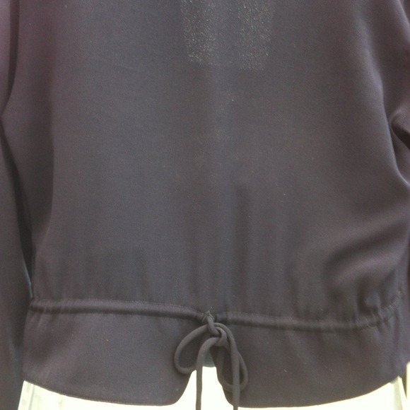 Anne Klein one button navy jacket. - Picture 2 of 6