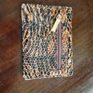 Hobo snakeskin wallet . NWOT