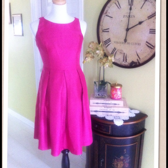 EVAN-PICONE Fuchsia Dress!!! And Tan Linen Skirt!!