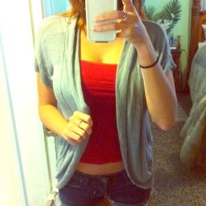 Short sleeve cardigan