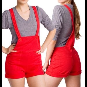 Thick knit jersey short-all