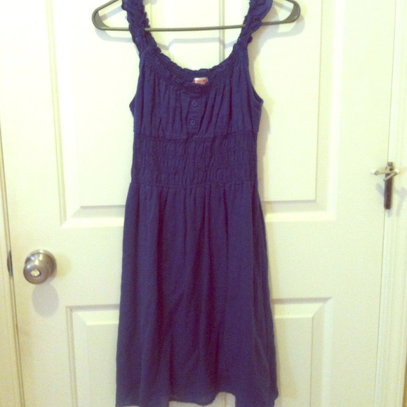 Navy blue sundress