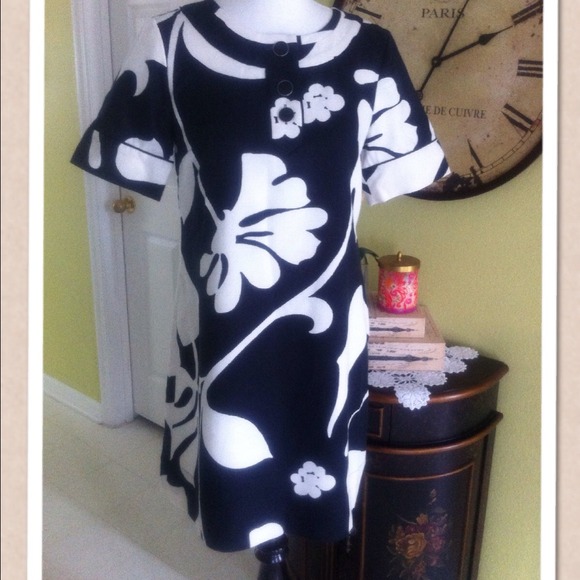 Banana Republic Black and White Dress!!!