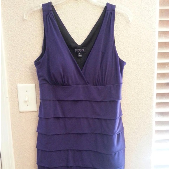 Dark purple dress